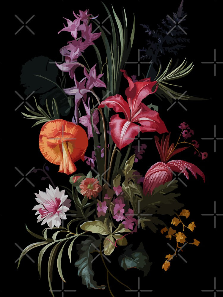 Colorful Vintage Botanical by Enyr
