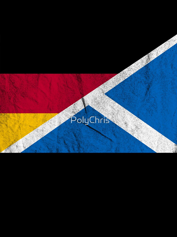Distressed Germany Scotland Flag by Carl's Clothing