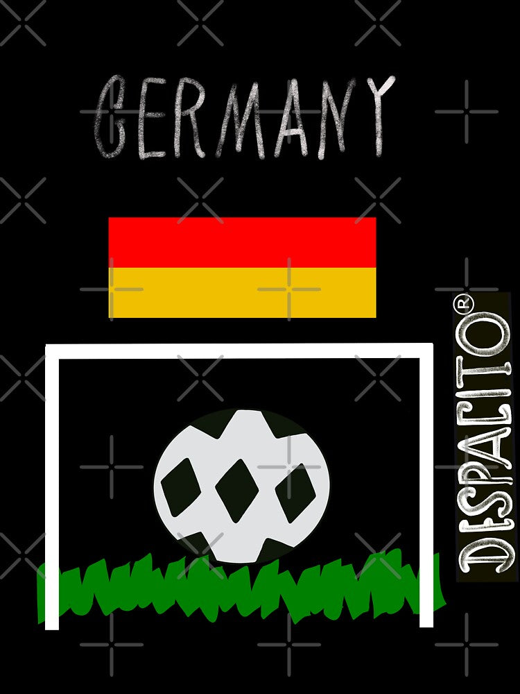 Germany Flag Soccer Ball Futbol Football Graphic Design by lovemedespacito
