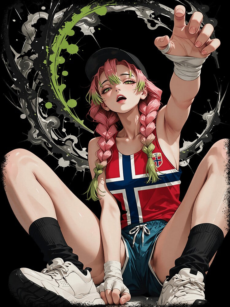 Norway Soccer Waifu Grunge by Senpai Syndicate