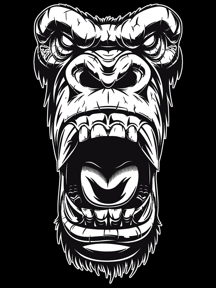 Gorilla Head by Fairyjam