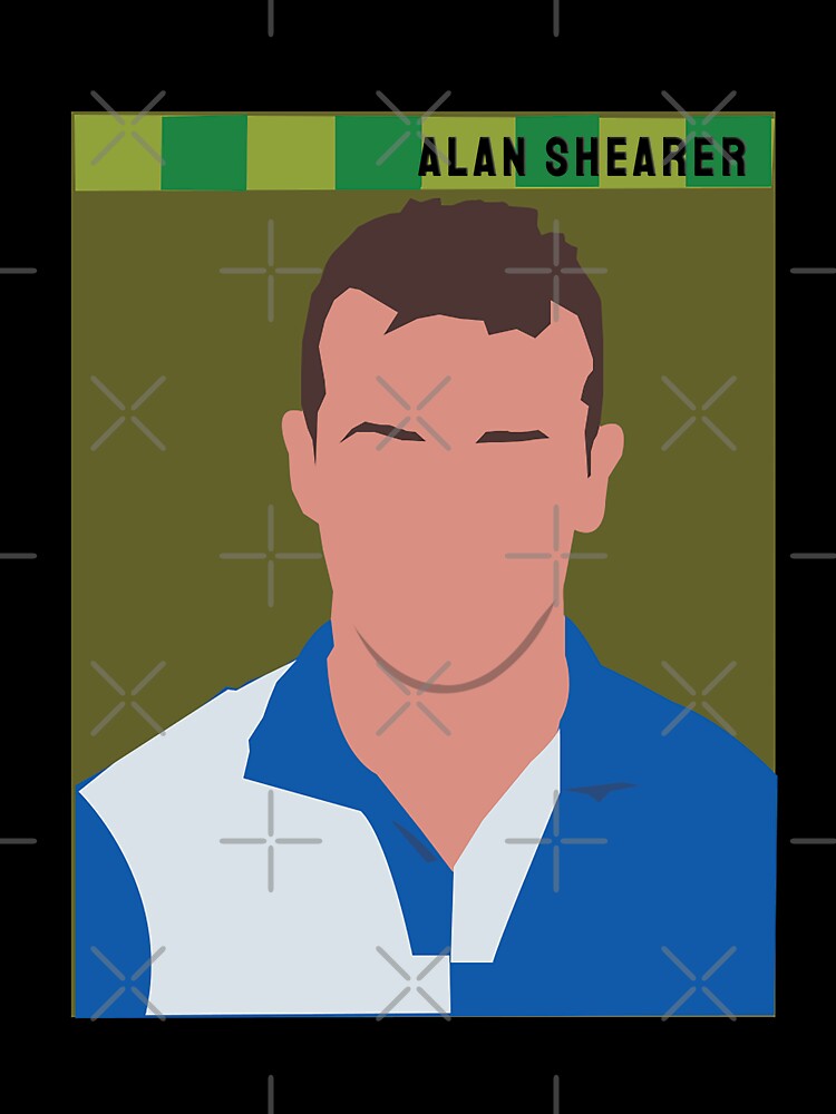 Alan Shearer Retro 90s Football Sticker by Hevding