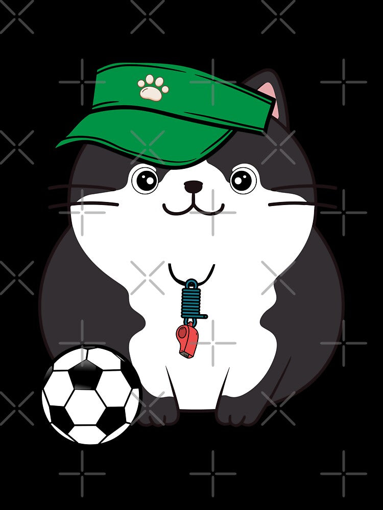 Soccer Player Fat Cat by Pet Station