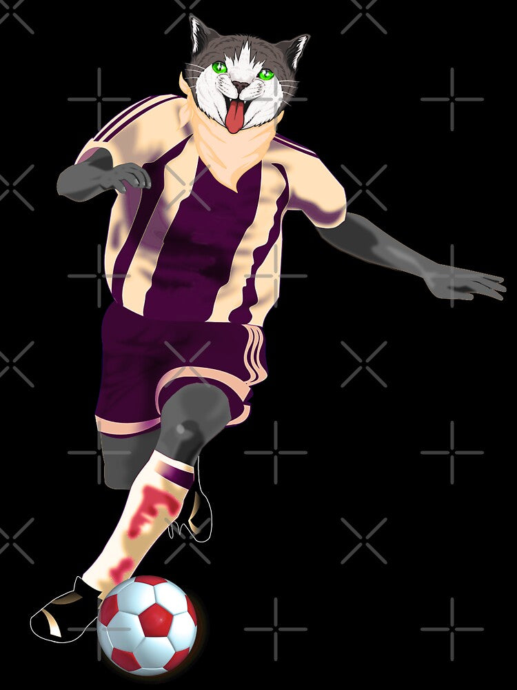 Cat footballer by Astralia