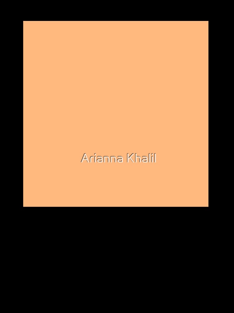 Solid light Orange by Arianna Khalil