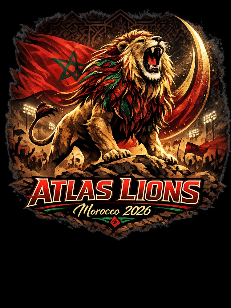 Morocco Football Fan - Atlas Lions by Zenith-Co