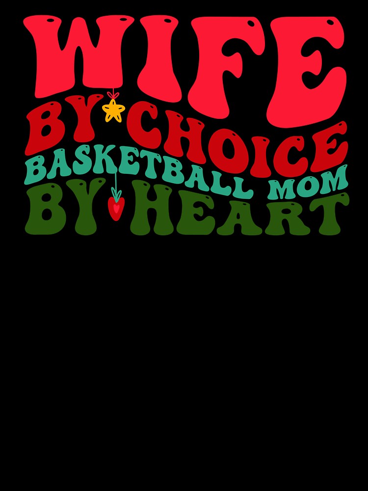 Wife Basketball Mom Christmas Xmas Funny Groovy by aymanehammi