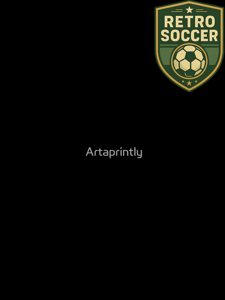 Retro Soccer Badge – Classic Football Club Emblem Design by Artaprintly