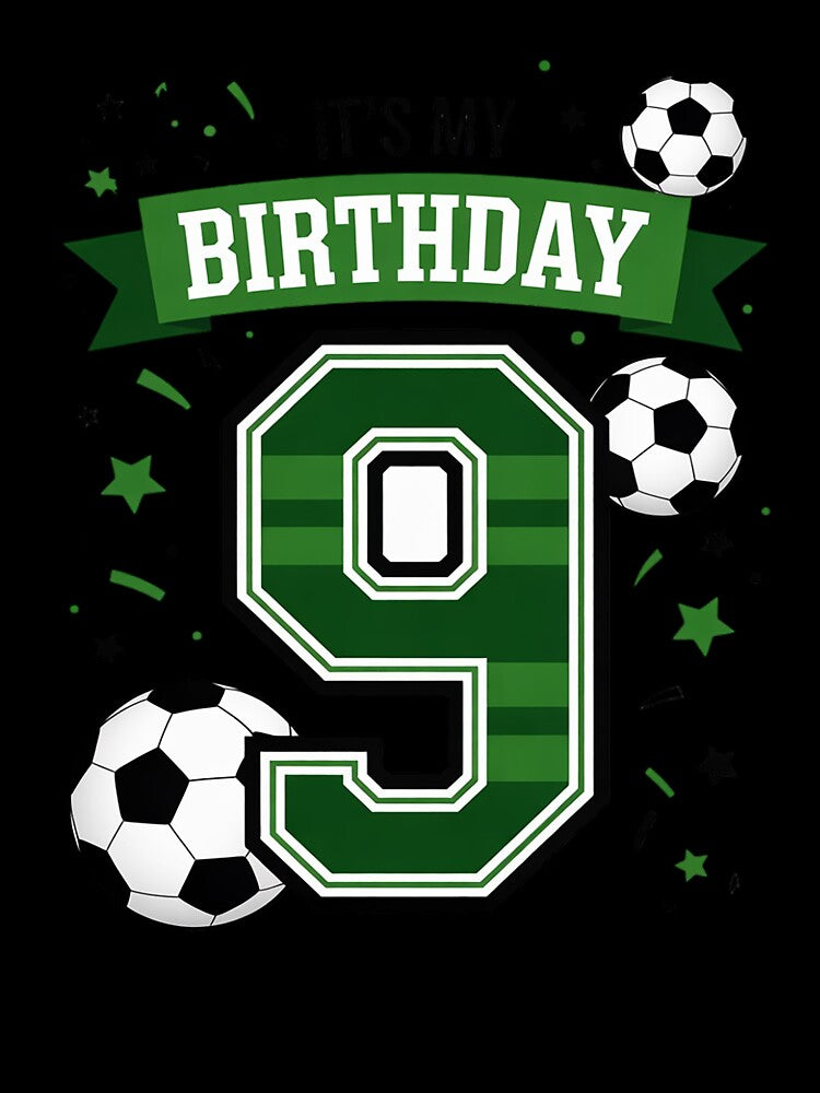 Birthday Boy 9 Soccer Its My 9th Birthday Boys Soccer by NeomiStoreSS
