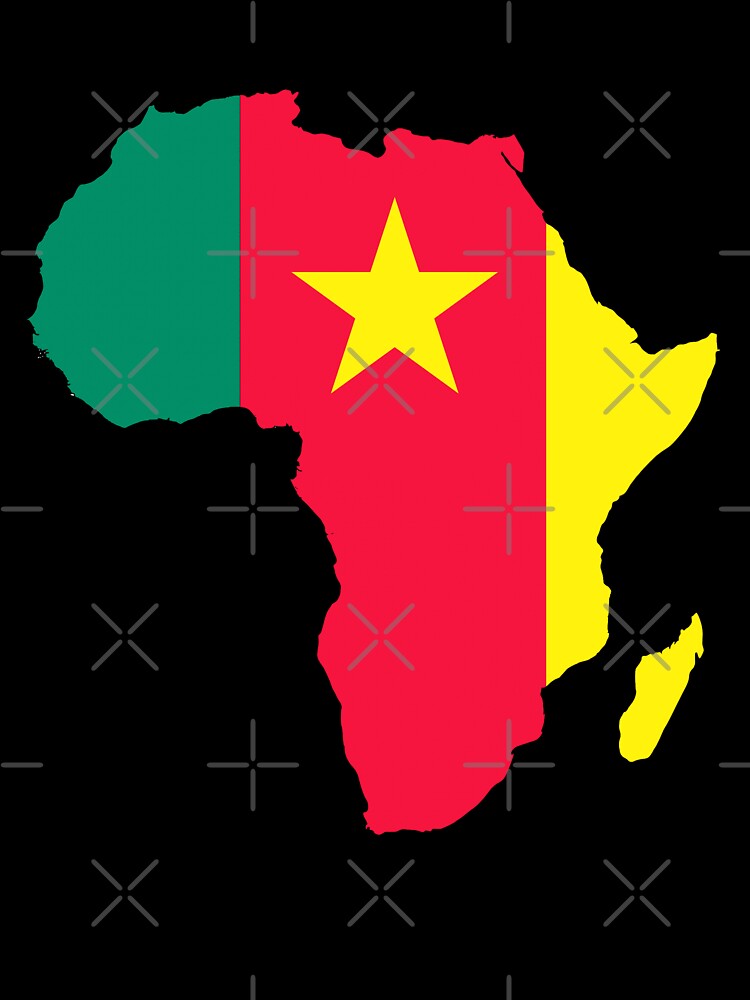 Cameroon Football Jersey Flag Africa Soccer Team Shirt by JackCurtis1991