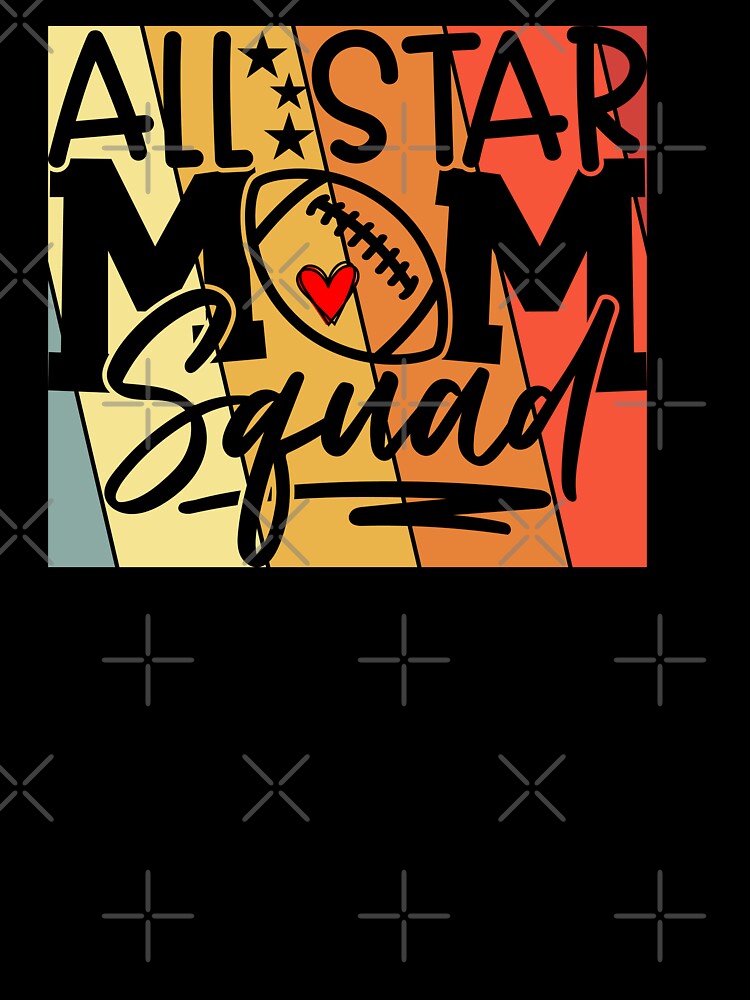 All star  football mom squad vintage design by Moussa  Sussi