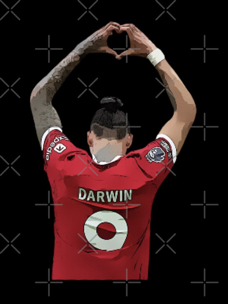 Darwin Nunez Heart Celebration by ijdesigns