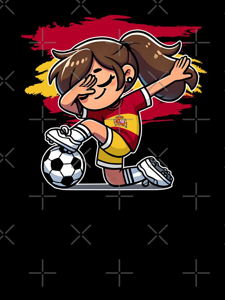 Soccer Girl Spain Football Lover by DetourShirts