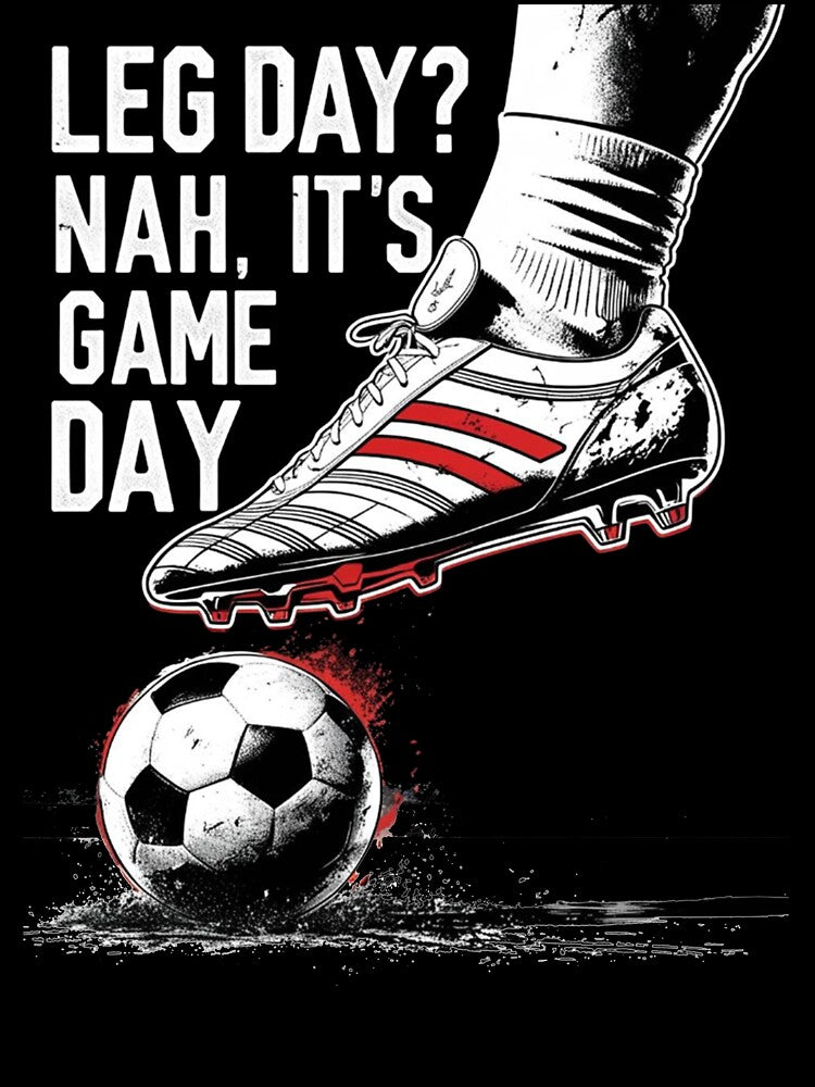 Leg Day? Nah, It's Game Day - Soccer by ZerotwoStudio