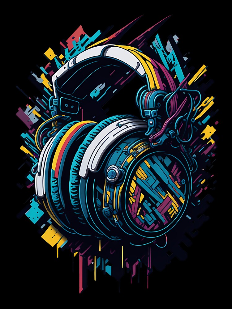 Headphones Graffiti by 3rd Eye Perceptions