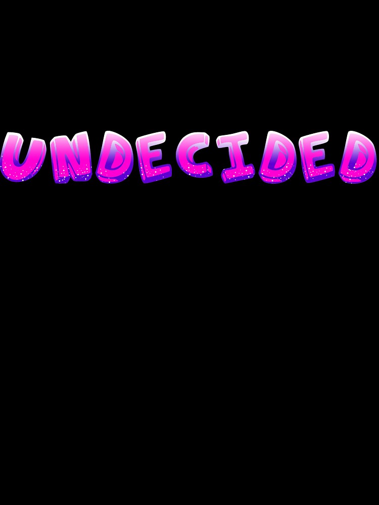 Undecided cool t-shirt design by Habman