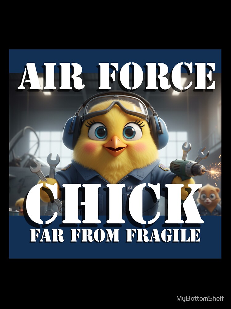 Air Force Chick - Far From Fragile by MyBottomShelf