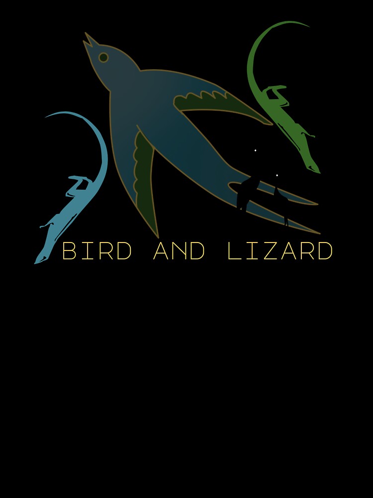 Bird and lizard by Stick2Stuff