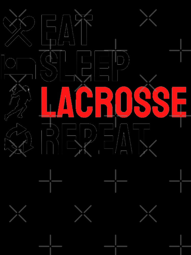 Eat Sleep Lacrosse Repeat | Gifts For Dad by chetan786