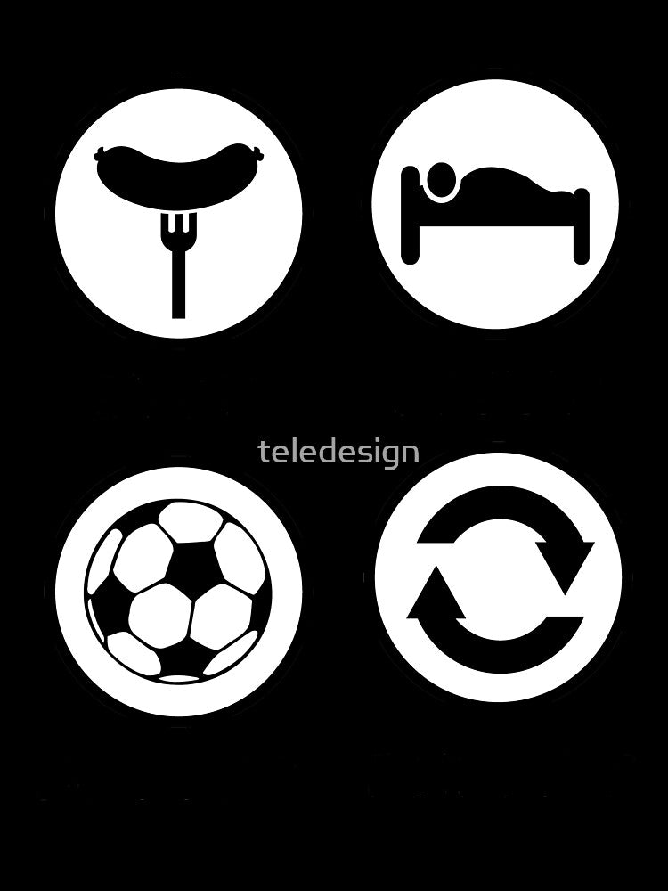 Eat Sleep Soccer Repeat by teledesign