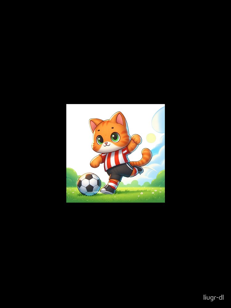 A kitten playing soccer. by liugr-dl