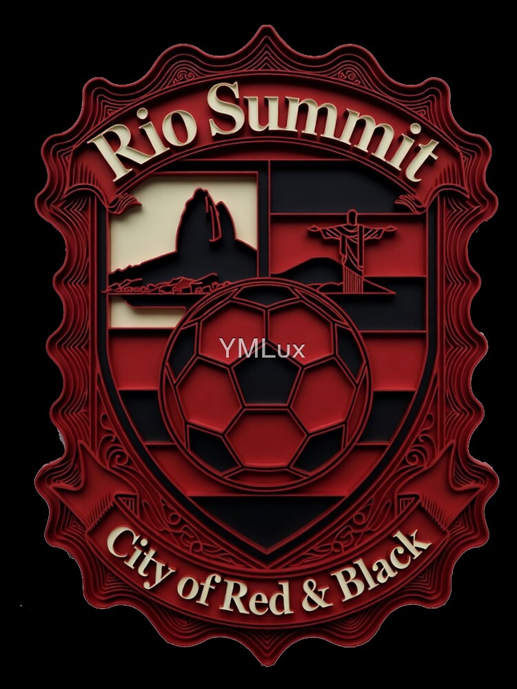 Flamengo Rio Flame T-Shirt, Scarlet Summit Heritage Mug, Brazilian Football Pride Gift by YMLux