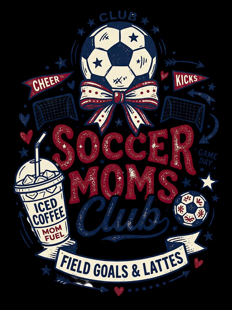 Soccer Mom Club – Game Day Mom Fuel Shirt by PlumArtDesign