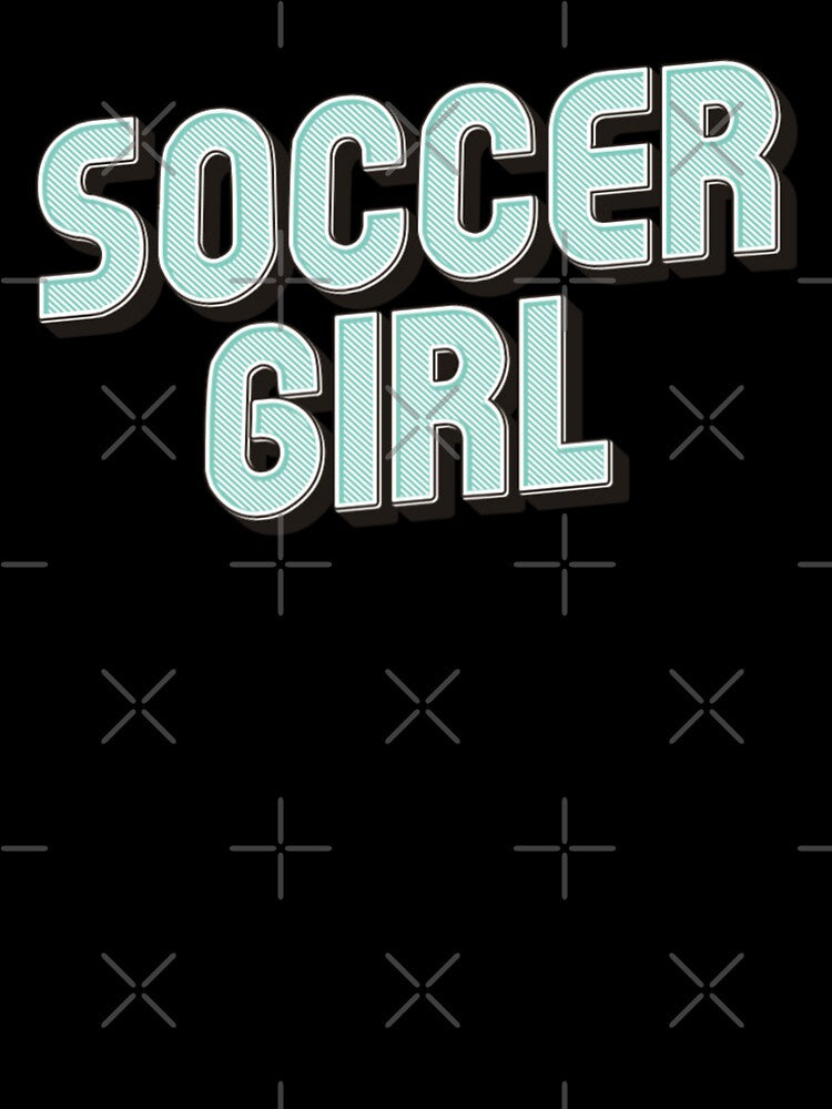 WOSO Soccer Girl - womens soccer (retro text) by Numero14