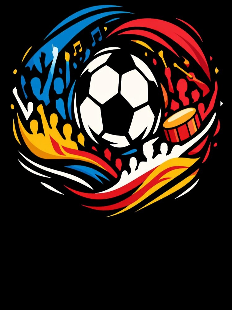 Match Day Energy – Abstract Football Art by RMTrendy