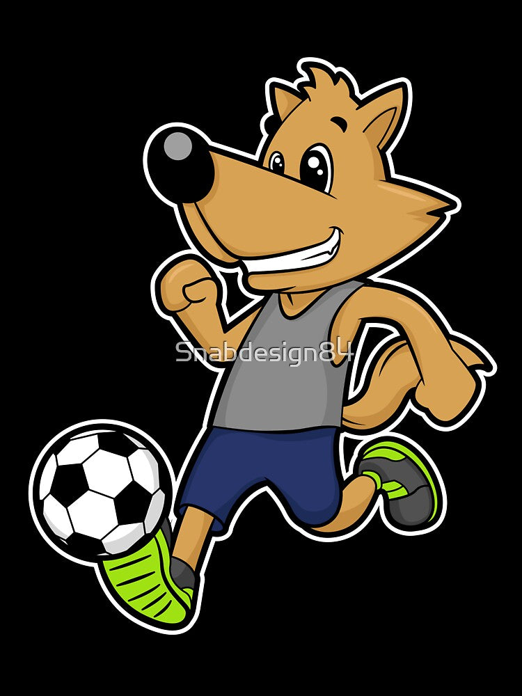 Dog as Soccer player at Soccer by Snabdesign84