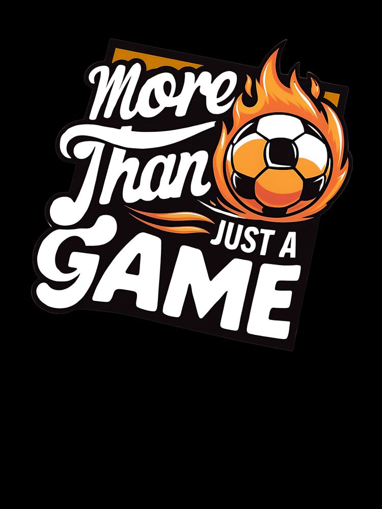 More Than Just a Game – Fiery Soccer Passion by Ink on Thread