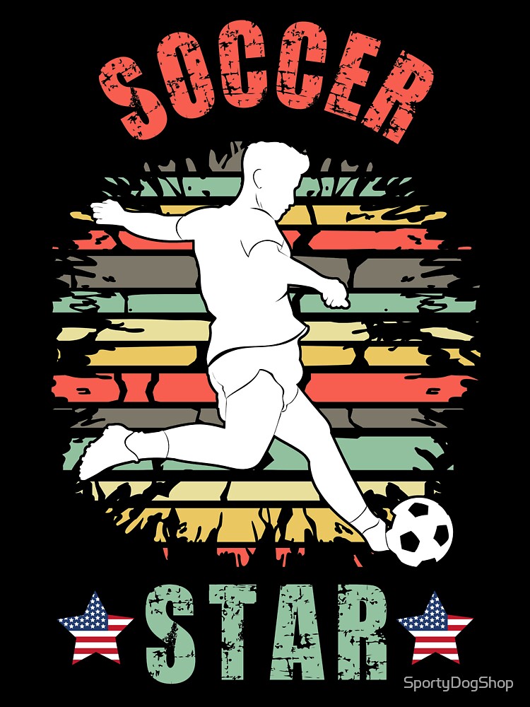 USA Soccer Star, Soccer Superstar by SportyDogShop