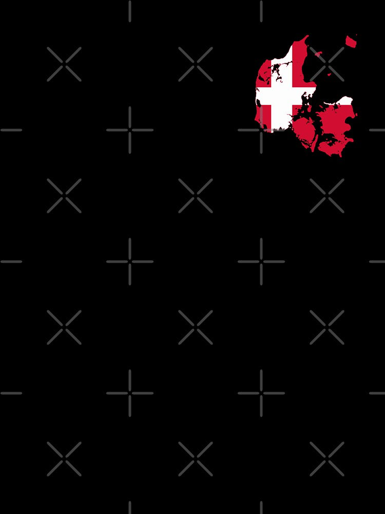 Denmark Flag Map by feether-store