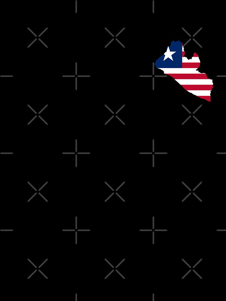 Flag Map of Liberia by feether-store