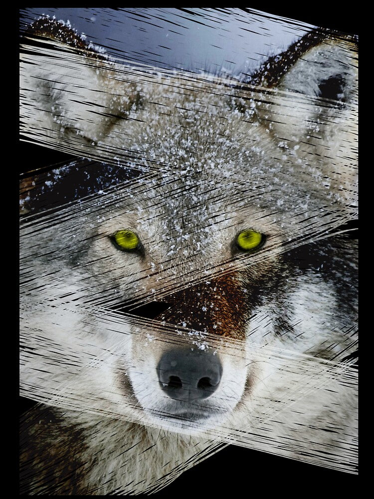 Wolf Head Brush by Fairyjam