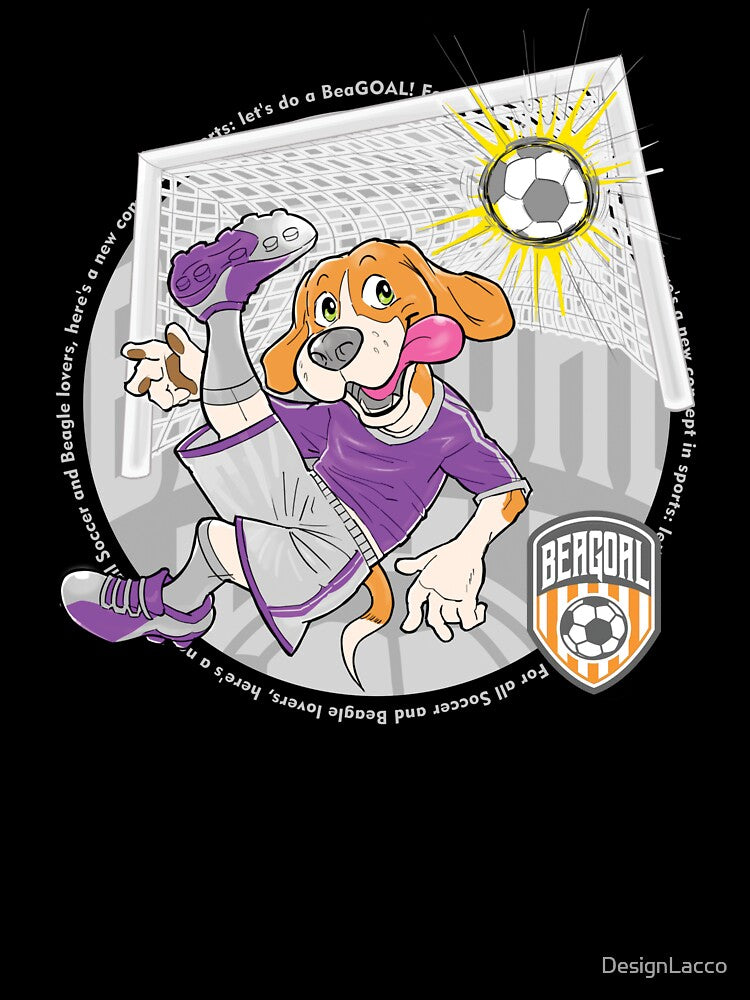 Soccer Beagle Dog Player by DesignLacco
