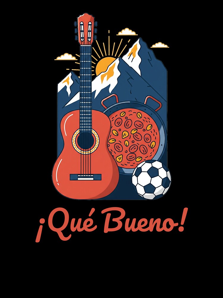 ¡Qué Bueno! – Modern Spanish Icons Graphic Design by Renwero Design
