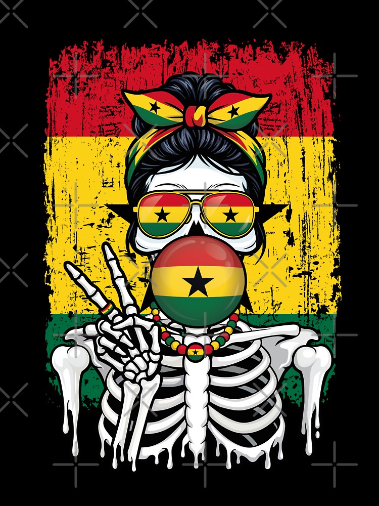 Ghana-Inspired Graphic Tee for Everyday Style by Colorful Designs