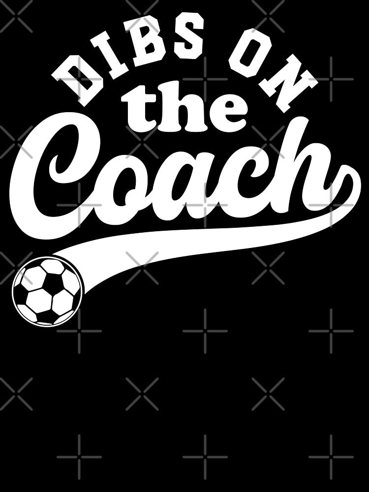 Dibs On The Coach Soccer Ball Gift by gunaone-design