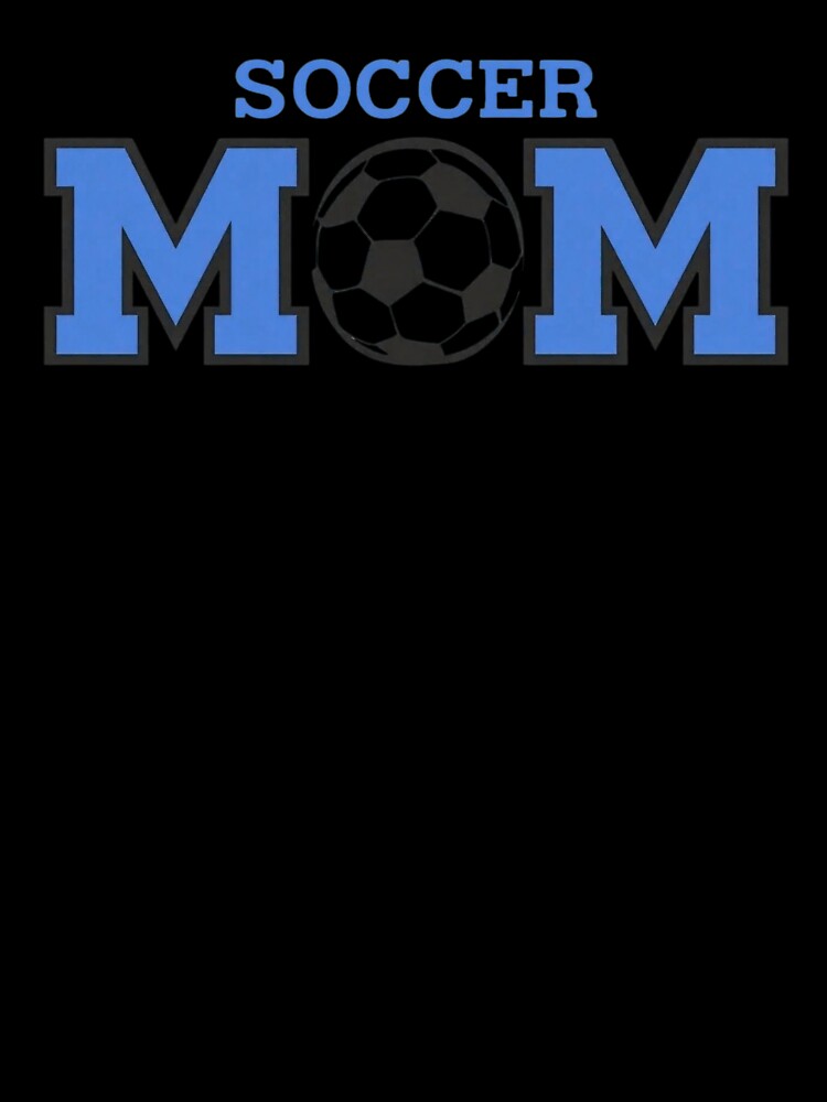 Soccer MOM Image in Blue by Comforts of Home, LLC