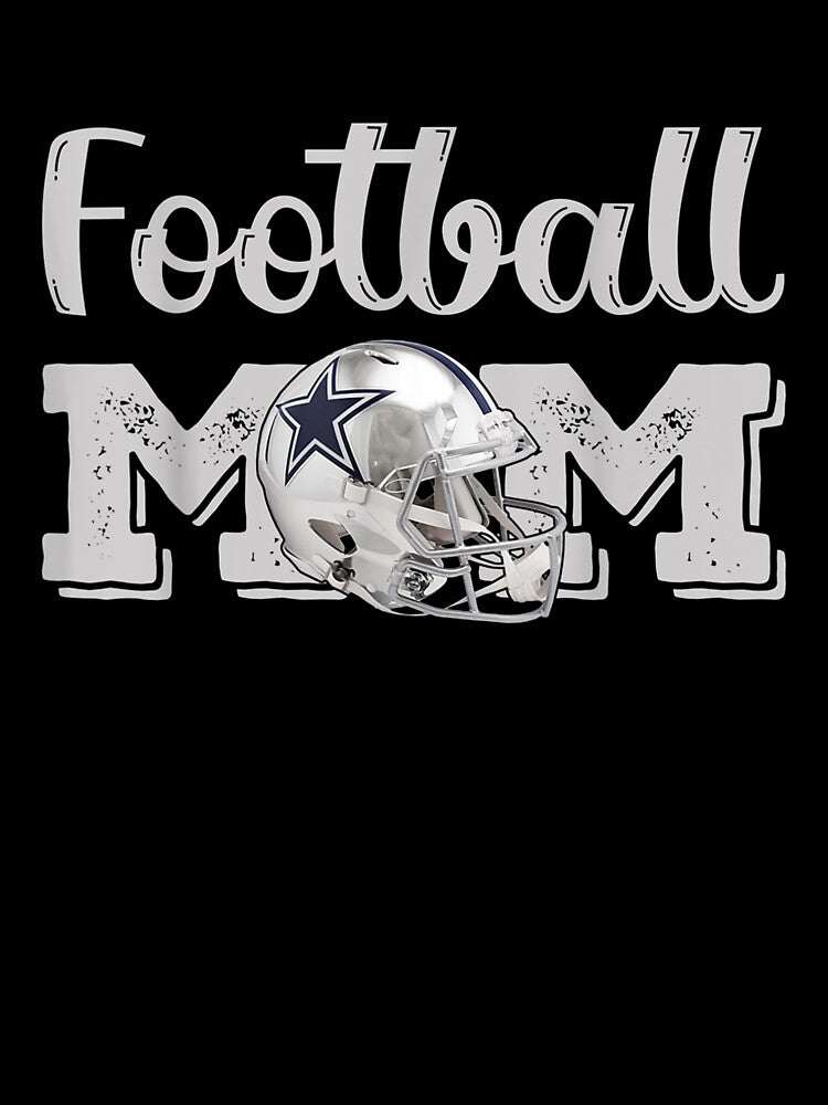 Football Mom Leopard Football Love Football Player by JethroShop