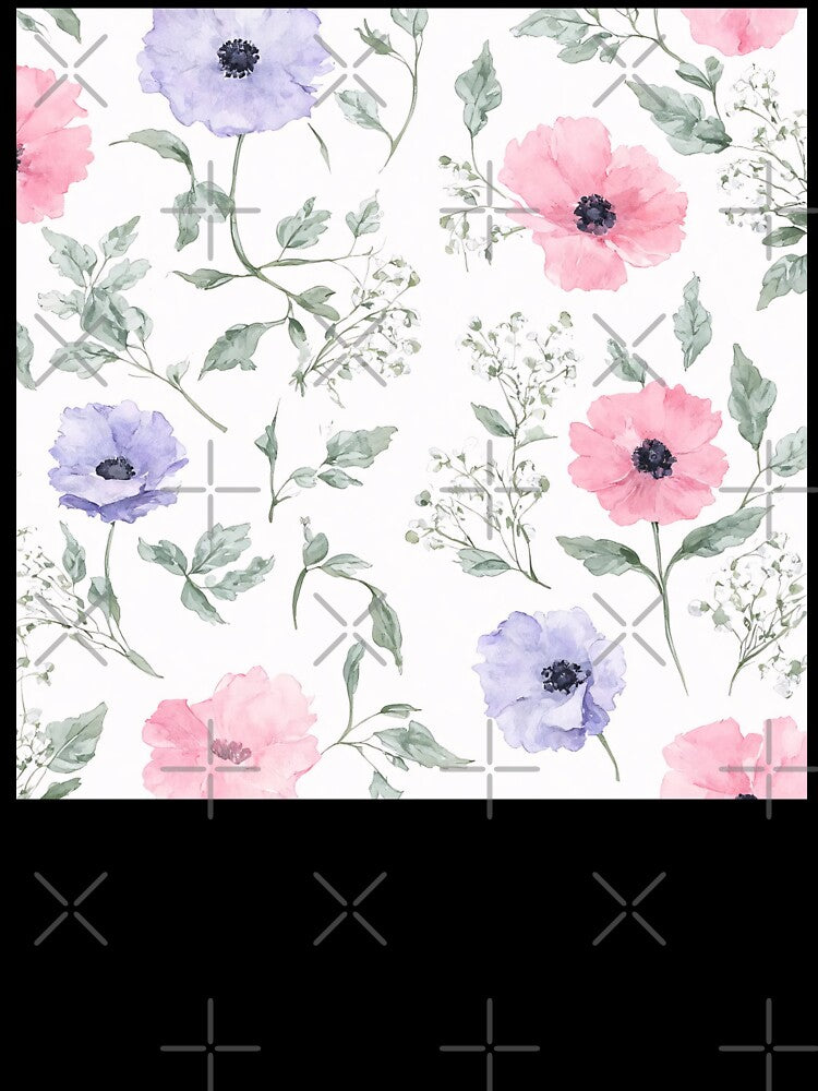 Minimalist Soft Watercolor Floral Pattern by SeamPix