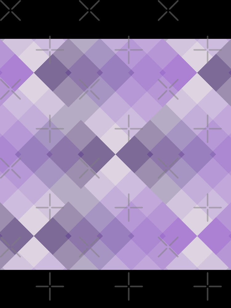 Multicolor Abstract Squares Pattern - Lilac Purple Gray Geometrical Shapes Pattern by silviaol
