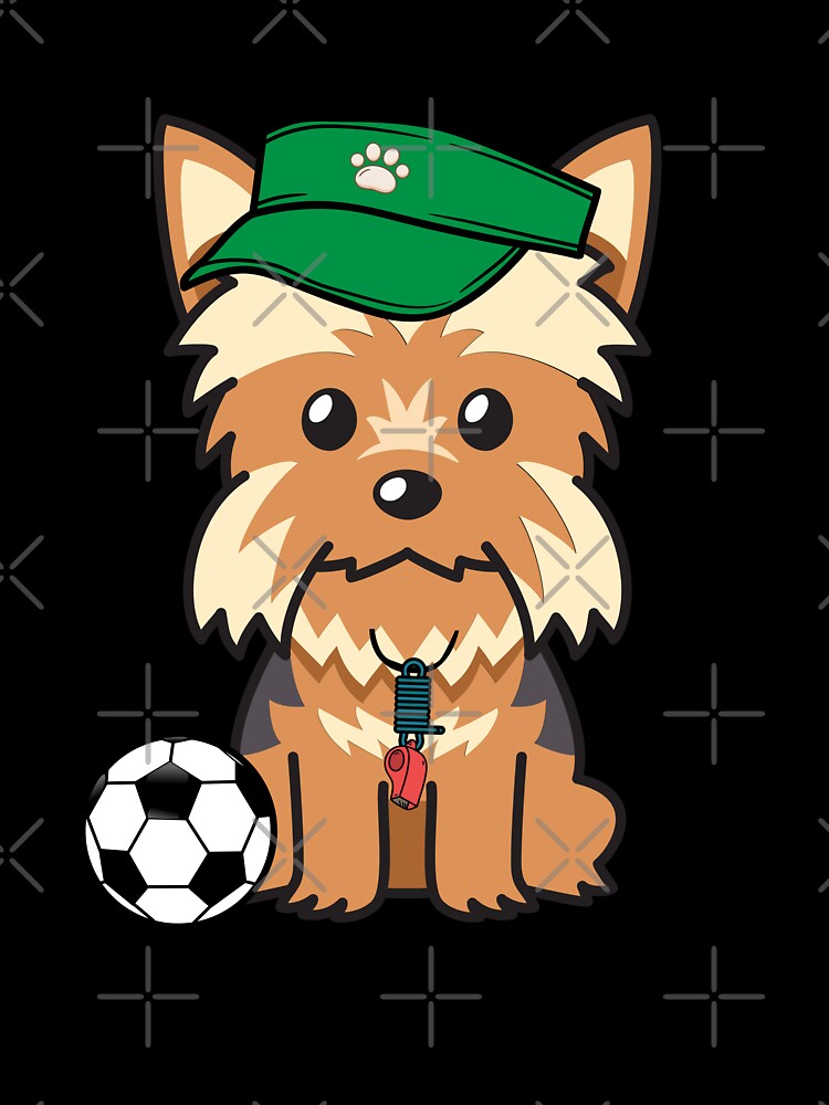 Soccer Player Yorkshire Terrier by Pet Station