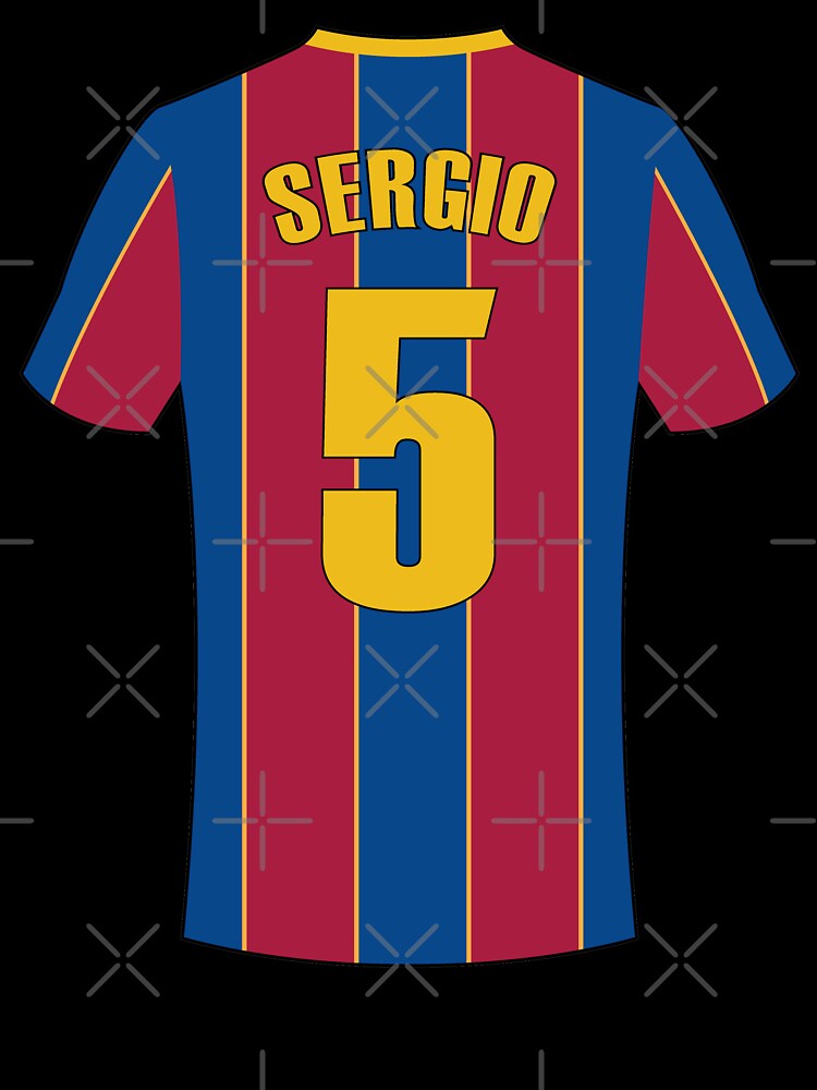 Barcelona football jersey number 5 by Justtrendytees