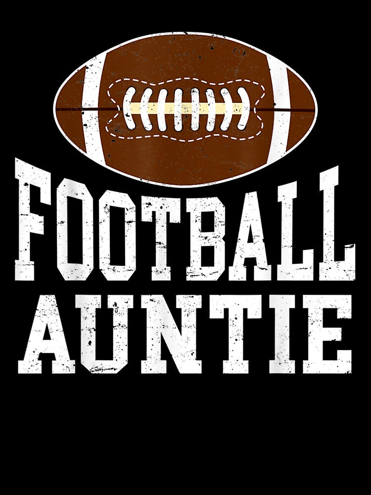 Funny American Football Auntie Retro Sports Football Lover by CuthbertShop