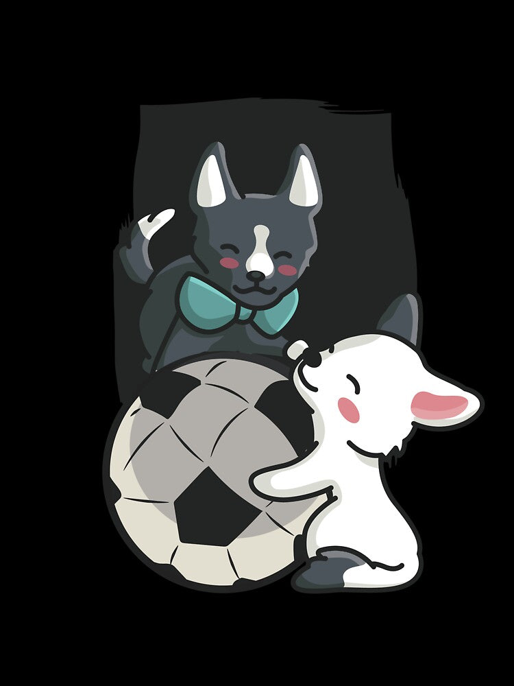 Cats babies play soccer by Dibbelchen