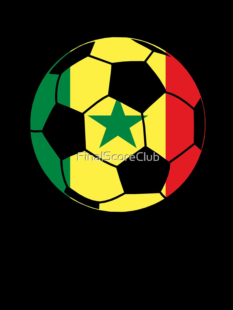 Senegal Flag Soccer Ball by FinalScoreClub