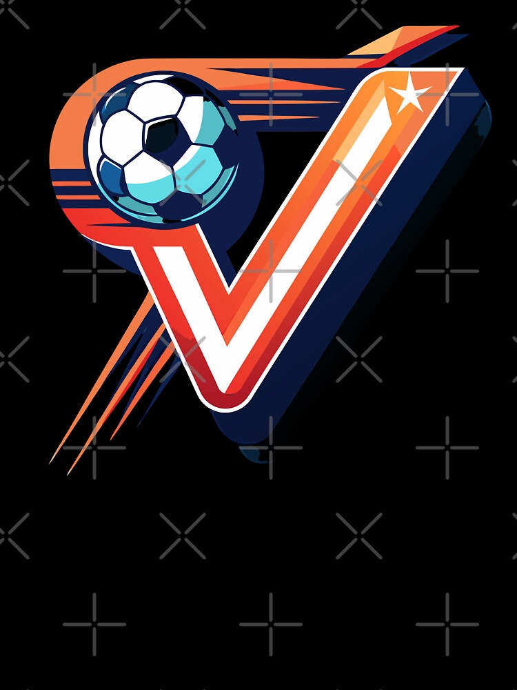 Volley Strike Football Monogram V Victory Style by xmoudx