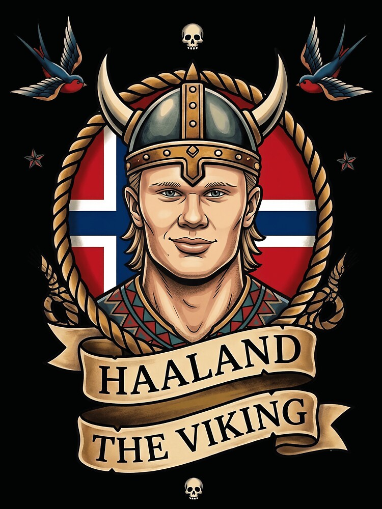 Haaland The Viking Tattoo by Fictional Ink Society